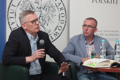 Dyskusja wokół książki Pawła Kowala „Testament Prometeusza. Źródła polityki wschodniej III Rzeczypospolitej” – Warszawa, 19 czerwca 2019. Fot. Piotr Życieński (IPN)