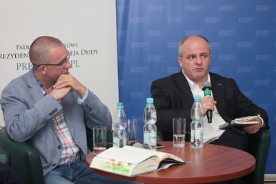 Dyskusja wokół książki Pawła Kowala „Testament Prometeusza. Źródła polityki wschodniej III Rzeczypospolitej” – Warszawa, 19 czerwca 2019. Fot. Piotr Życieński (IPN)