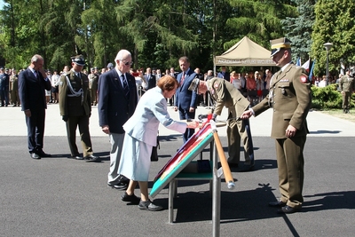 Wręczenie sztandaru Akademii Sztuki Wojennej – Warszawa, 24 czerwca 2019. Fot. Akademia Sztuki Wojennej