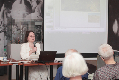 Wykład Ivonny Nowickiej o Annie Borkowskiej-Afchami Mohadżer – Warszawa, 25 czerwca 2019. Fot. Piotr Życieński (IPN)