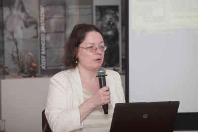 Wykład Ivonny Nowickiej o Annie Borkowskiej-Afchami Mohadżer – Warszawa, 25 czerwca 2019. Fot. Piotr Życieński (IPN)