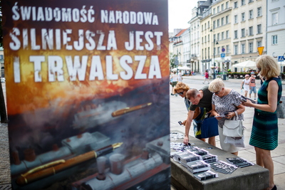 Otwarcie wystawy IPN „…Będzie wielka albo nie będzie jej wcale. Walka o granice Polski w latach 1918–1921” – Warszawa, 26 czerwca 2019. Fot. Sławek Kasper (IPN)