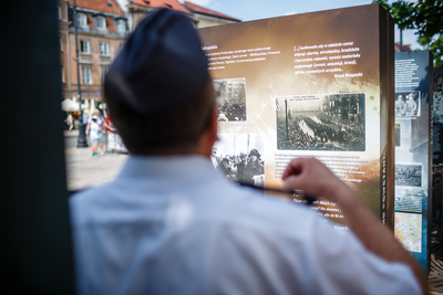 Otwarcie wystawy IPN „…Będzie wielka albo nie będzie jej wcale. Walka o granice Polski w latach 1918–1921” – Warszawa, 26 czerwca 2019. Fot. Sławek Kasper (IPN)