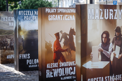 Otwarcie wystawy IPN „…Będzie wielka albo nie będzie jej wcale. Walka o granice Polski w latach 1918–1921” – Warszawa, 26 czerwca 2019. Fot. Sławek Kasper (IPN)