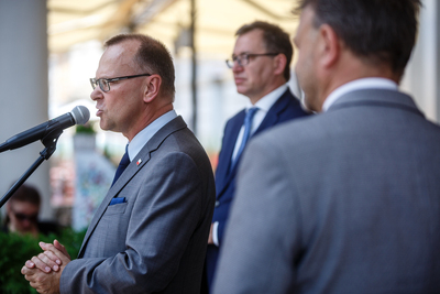 Otwarcie wystawy IPN „…Będzie wielka albo nie będzie jej wcale. Walka o granice Polski w latach 1918–1921” – Warszawa, 26 czerwca 2019. Fot. Sławek Kasper (IPN)