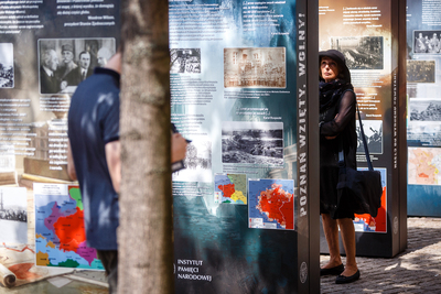 Otwarcie wystawy IPN „…Będzie wielka albo nie będzie jej wcale. Walka o granice Polski w latach 1918–1921” – Warszawa, 26 czerwca 2019. Fot. Sławek Kasper (IPN)