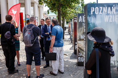 Otwarcie wystawy IPN „…Będzie wielka albo nie będzie jej wcale. Walka o granice Polski w latach 1918–1921” – Warszawa, 26 czerwca 2019. Fot. Sławek Kasper (IPN)