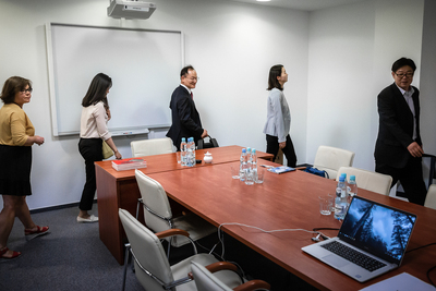 Delegacja z Ministerstwa ds. Zjednoczenia Republiki Korei w IPN – Warszawa, 26 czerwca 2019. Fot. Sławek Kasper (IPN)