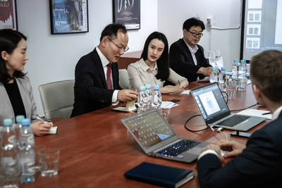 Delegacja z Ministerstwa ds. Zjednoczenia Republiki Korei w IPN – Warszawa, 26 czerwca 2019. Fot. Sławek Kasper (IPN)