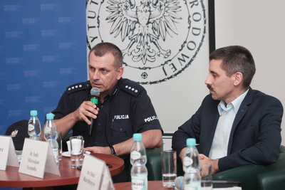 Promocja książki Oleha Razyhrayeva „Policja państwowa w województwie wołyńskim w okresie międzywojennym” – Warszawa, 4 lipca 2019. Fot. Piotr Życieński (IPN)