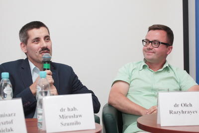 Promocja książki Oleha Razyhrayeva „Policja państwowa w województwie wołyńskim w okresie międzywojennym” – Warszawa, 4 lipca 2019. Fot. Piotr Życieński (IPN)
