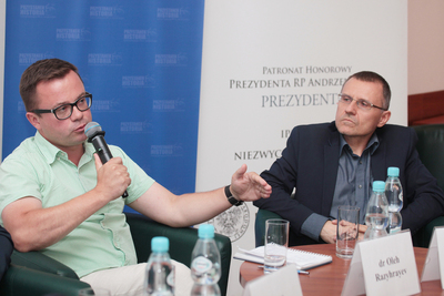 Promocja książki Oleha Razyhrayeva „Policja państwowa w województwie wołyńskim w okresie międzywojennym” – Warszawa, 4 lipca 2019. Fot. Piotr Życieński (IPN)