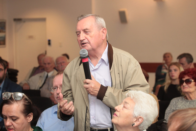 Promocja książki Oleha Razyhrayeva „Policja państwowa w województwie wołyńskim w okresie międzywojennym” – Warszawa, 4 lipca 2019. Fot. Piotr Życieński (IPN)