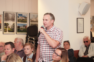 Promocja książki Oleha Razyhrayeva „Policja państwowa w województwie wołyńskim w okresie międzywojennym” – Warszawa, 4 lipca 2019. Fot. Piotr Życieński (IPN)