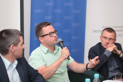 Promocja książki Oleha Razyhrayeva „Policja państwowa w województwie wołyńskim w okresie międzywojennym” – Warszawa, 4 lipca 2019. Fot. Piotr Życieński (IPN)