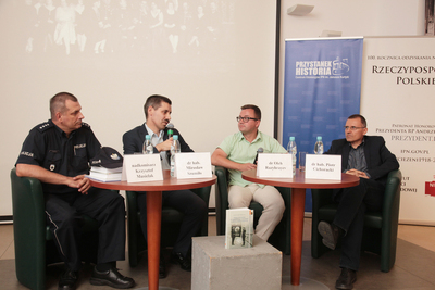 Promocja książki Oleha Razyhrayeva „Policja państwowa w województwie wołyńskim w okresie międzywojennym” – Warszawa, 4 lipca 2019. Fot. Piotr Życieński (IPN)