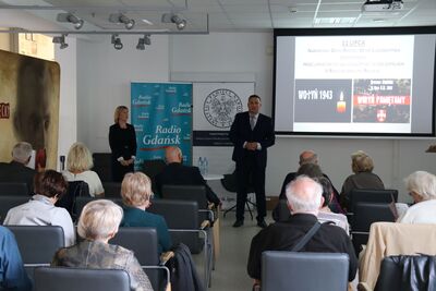 Prezentacja najnowszej broszury IPN Gdańsk „Wołyń 1943. Ludobójstwo Polaków na Wołyniu 1939-1945. Świadectwa” autorstwa Karola i Katarzyny Lisieckich – Gdańsk, 11 lipca 2019