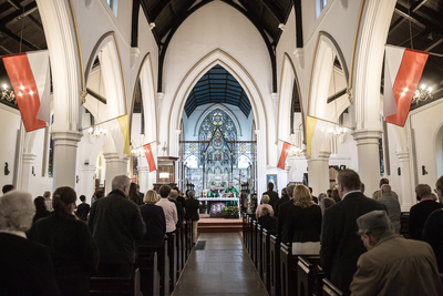 Msza św. w intencji prezydenta Kazimierza Sabbata w kościele pw. św. Jana Ewangelisty na Putney – 19 lipca 2019. Fot. Sławek Kasper (IPN)