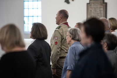 Msza św. w intencji prezydenta Kazimierza Sabbata w kościele pw. św. Jana Ewangelisty na Putney – 19 lipca 2019. Fot. Sławek Kasper (IPN)