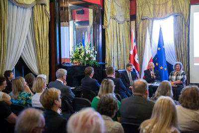 Promocja wydanej przez IPN książki Marka Wierzbickiego o Kazimierzu Sabbacie – Londyn, 20 lipca 2019. Fot. S.Kasper (IPN)