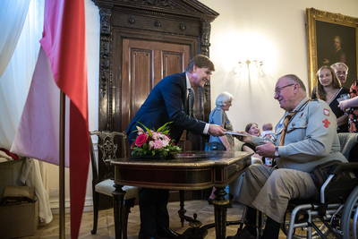 Promocja wydanej przez IPN książki Marka Wierzbickiego o Kazimierzu Sabbacie – Londyn, 20 lipca 2019. Fot. S.Kasper (IPN)