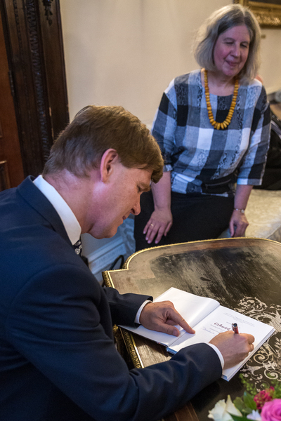 Promocja wydanej przez IPN książki Marka Wierzbickiego o Kazimierzu Sabbacie – Londyn, 20 lipca 2019. Fot. S.Kasper (IPN)