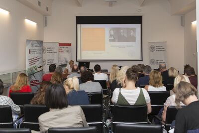Uczestnicy seminarium „Poland in the Heart of European History” z wizytą w Archiwum IPN – 23 lipca 2019. Fot. Katarzyna Adamów (IPN)