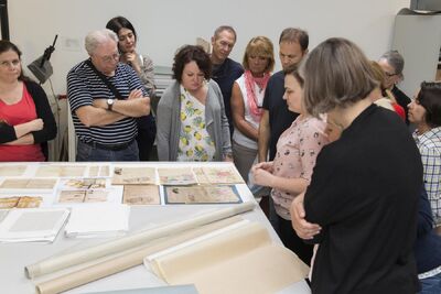 Uczestnicy seminarium „Poland in the Heart of European History” z wizytą w Archiwum IPN – 23 lipca 2019. Fot. Katarzyna Adamów (IPN)