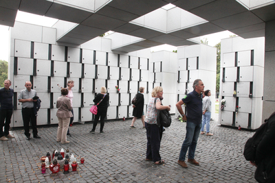 Spacer po Cmentarzu Wojskowym na Powązkach w Warszawie – 23 lipca 2019. Fot. Piotr Życieński (IPN)