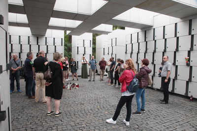 Spacer po Cmentarzu Wojskowym na Powązkach w Warszawie – 23 lipca 2019. Fot. Piotr Życieński (IPN)