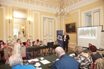 Wykład prof. Krzysztofa Szwagrzyka, wiceprezesa IPN – 23 lipca 2019. Fot. Piotr Życieński (IPN)
