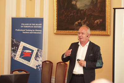 Wykład prof. Krzysztofa Szwagrzyka, wiceprezesa IPN – 23 lipca 2019. Fot. Piotr Życieński (IPN)