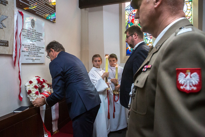 Odsłonięcie tablicy poświęconej żołnierzom 2 Korpusu Polskiego – Londyn, 21 lipca 2019. Fot. Sławek Kasper (IPN)