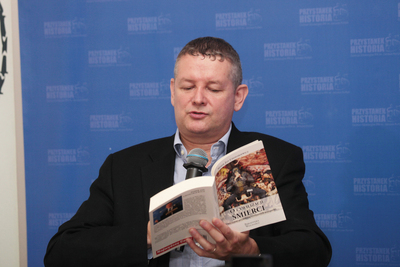 Spotkanie z prof. Markiem Chodakiewiczem – Warszawa, 29 lipca 2019. Fot. Piotr Życieński (IPN)