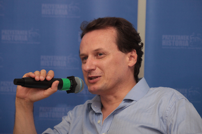 Spotkanie z prof. Markiem Chodakiewiczem – Warszawa, 29 lipca 2019. Fot. Piotr Życieński (IPN)