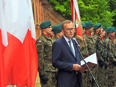 dr Piotr Oleńczak, pełnomocnik Wojewody Mazowieckiego do spraw Opieki Nad Cmentarzami Wojennymi oraz Miejscami Pamięci Narodowej fot. Mateusz Niegowski BUWiM