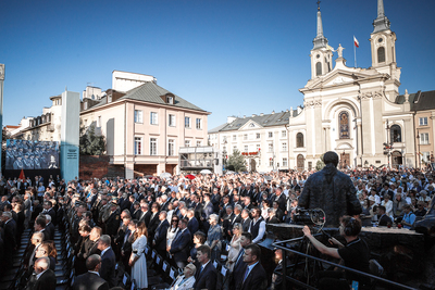 Uroczysta polowa Msza Święta i Apel Poległych przy Pomniku Powstania Warszawskiego – Warszawa, 31 lipca 2019. Fot. Sławek Kasper (IPN).