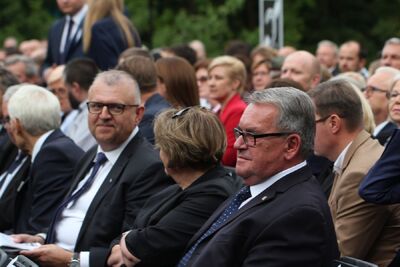 Uroczystości na Cmentarzu Powstańców Warszawy na Woli z udziałem zastępcy prezesa IPN Jana Bastera – 1 sierpnia 2019. Fot. Barbara Kiwała (IPN)