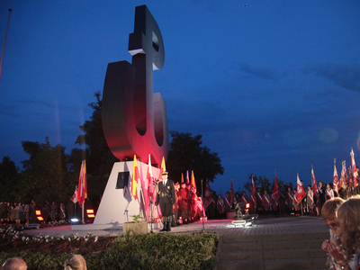 Uroczystości na Kopcu Powstania Warszawskiego – 1 sierpnia 2019. Fot. Piotr Życieński (IPN)