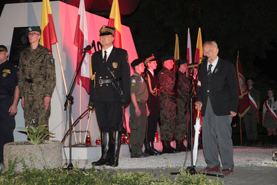 Uroczystości na Kopcu Powstania Warszawskiego – 1 sierpnia 2019. Fot. Piotr Życieński (IPN)