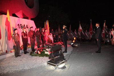 Uroczystości na Kopcu Powstania Warszawskiego – 1 sierpnia 2019. Fot. Piotr Życieński (IPN)