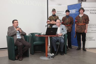 Spotkanie „IPN o Powstaniu Warszawskim: w nauce, w komiksie, na wystawie, w grze miejskiej” – Warszawa, 6 sierpnia 2019. Fot. Piotr Życieński (IPN)