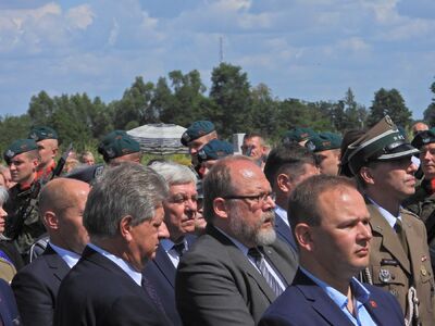 Uroczystości poświęcenia nagrobka chor. Antoniego Dołęgi, żołnierza podziemia antykomunistycznego – 11 sierpnia 2019