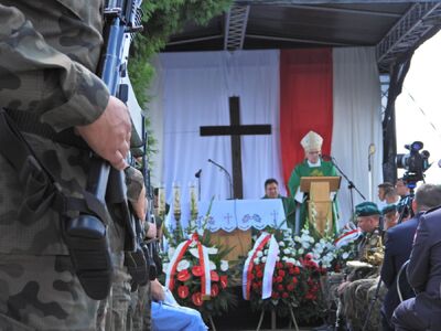 Uroczystości poświęcenia nagrobka chor. Antoniego Dołęgi, żołnierza podziemia antykomunistycznego – 11 sierpnia 2019