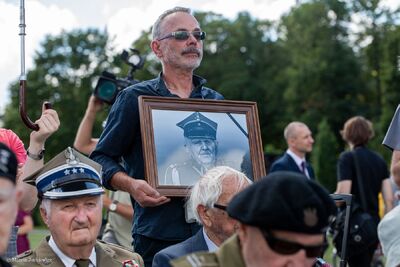 Uroczystość przy Grobie Nieznanego Żołnierza. Fot. Marcin Jurkiewicz (IPN)