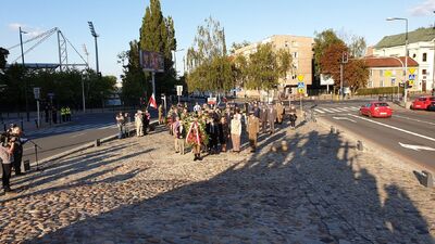 Uroczystość ku czci ofiar „operacji polskiej” NKWD – 11 sierpnia 2019. Fot. Marcin Jurkiewicz (IPN)