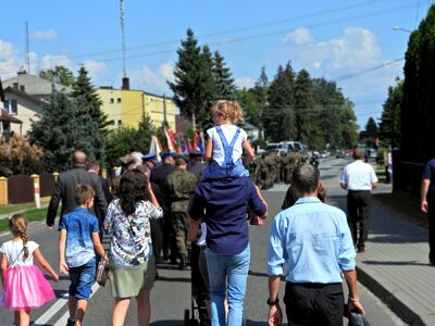 Uroczystości poświęcenia nagrobka chor. Antoniego Dołęgi, żołnierza podziemia antykomunistycznego – 11 sierpnia 2019