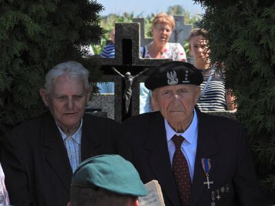 Uroczystości poświęcenia nagrobka chor. Antoniego Dołęgi, żołnierza podziemia antykomunistycznego – 11 sierpnia 2019