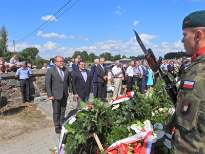 Uroczystości poświęcenia nagrobka chor. Antoniego Dołęgi, żołnierza podziemia antykomunistycznego – 11 sierpnia 2019