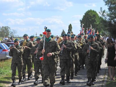 Uroczystości poświęcenia nagrobka chor. Antoniego Dołęgi, żołnierza podziemia antykomunistycznego – 11 sierpnia 2019